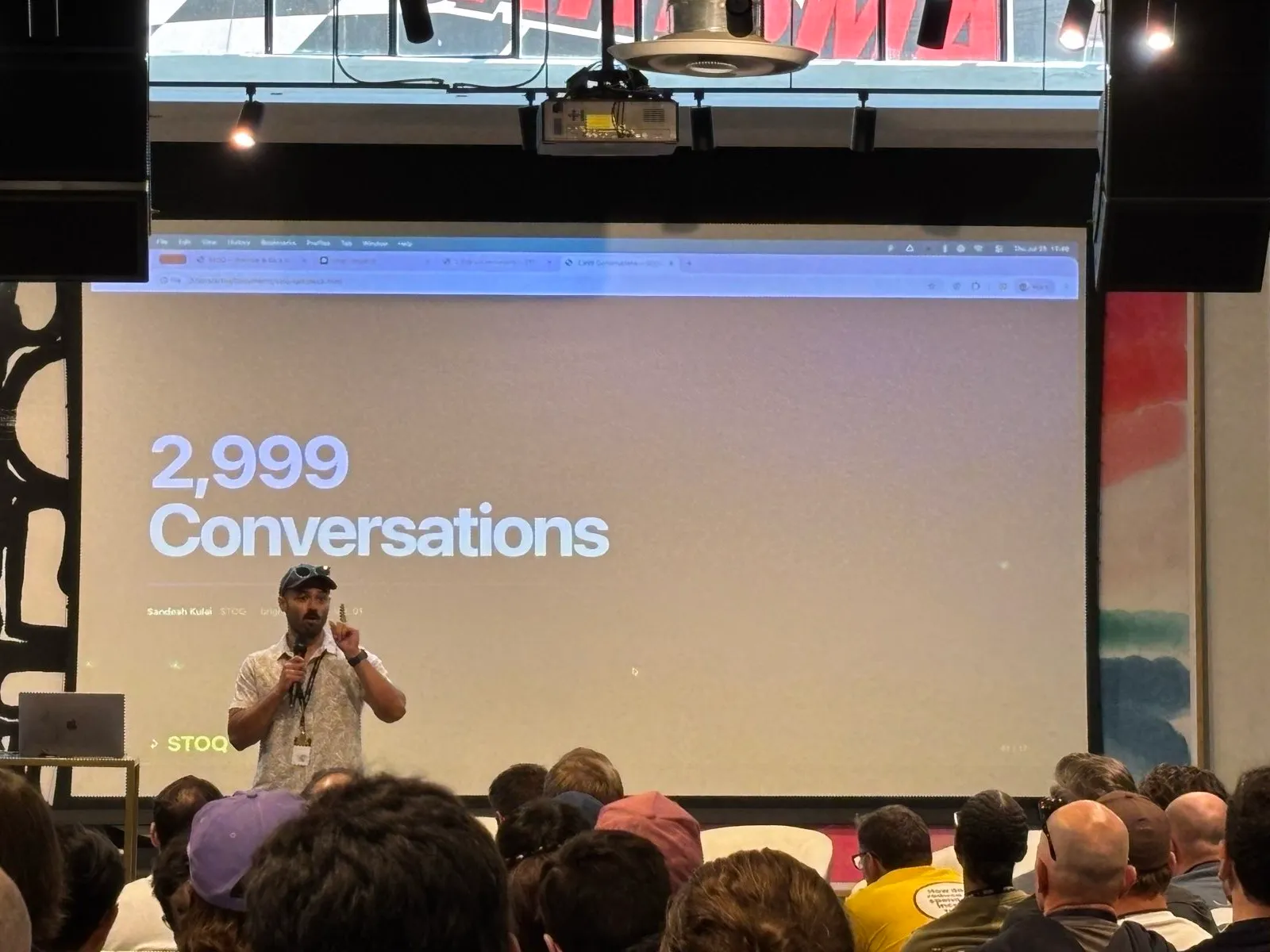 Sandesh presenting 2,999 Conversations